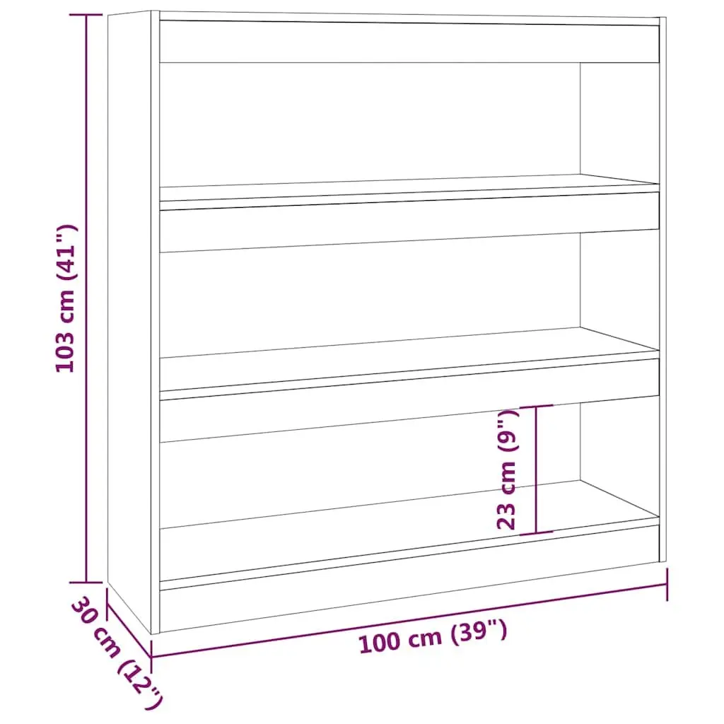 Grey Sonoma Book Cabinet and Room Divider