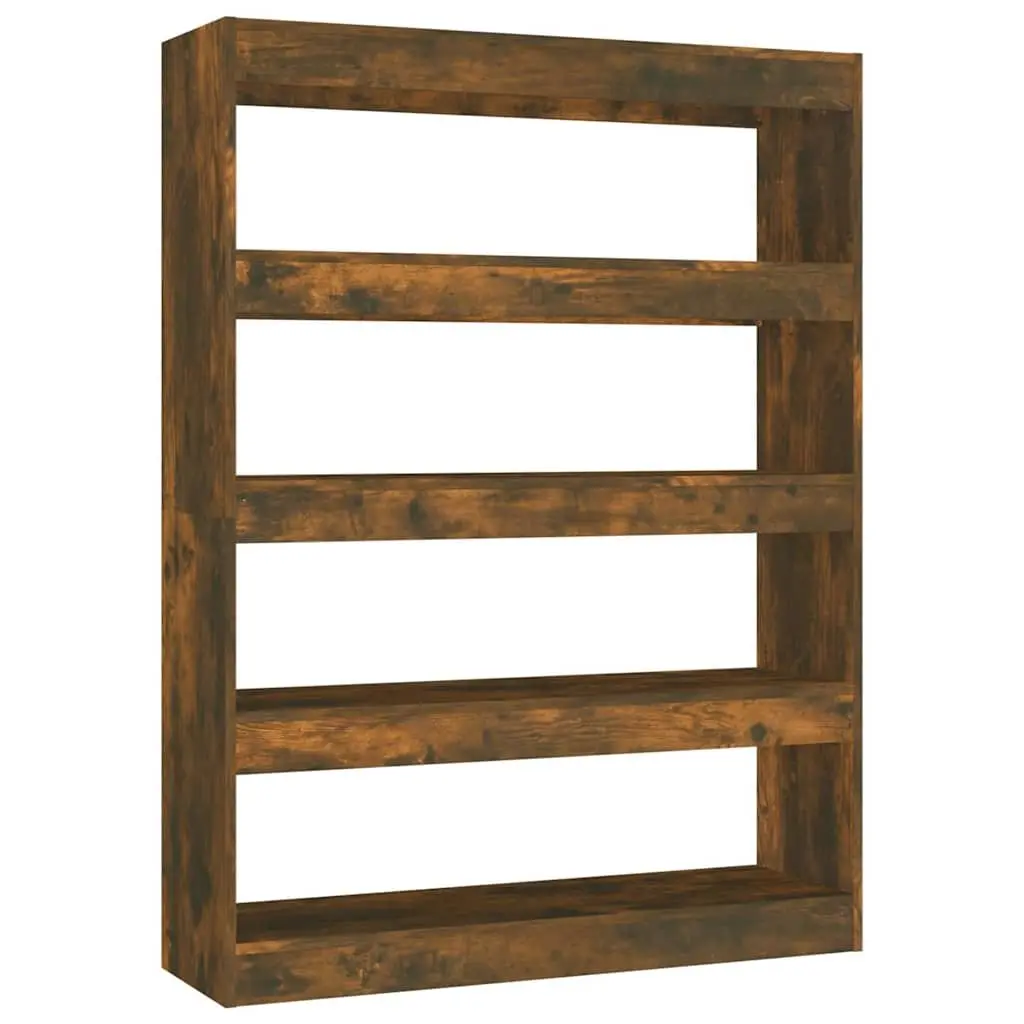 Brown Book Cabinet Room Divider with Storage Shelves