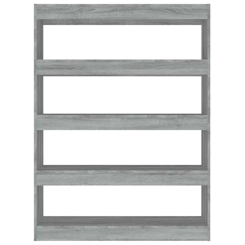 Grey Book Cabinet Room Divider with Ample Storage
