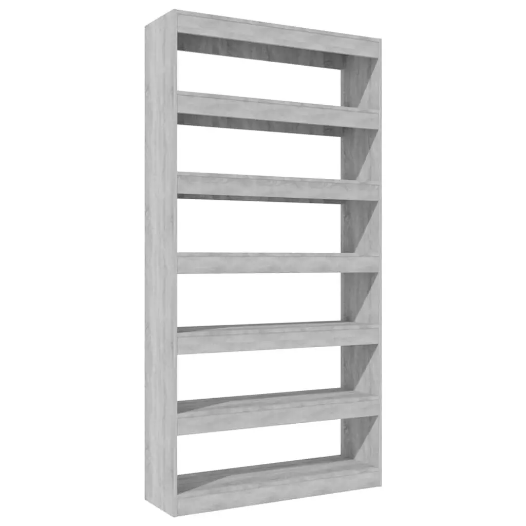 Grey Sonoma Wooden Book Cabinet and Room Divider