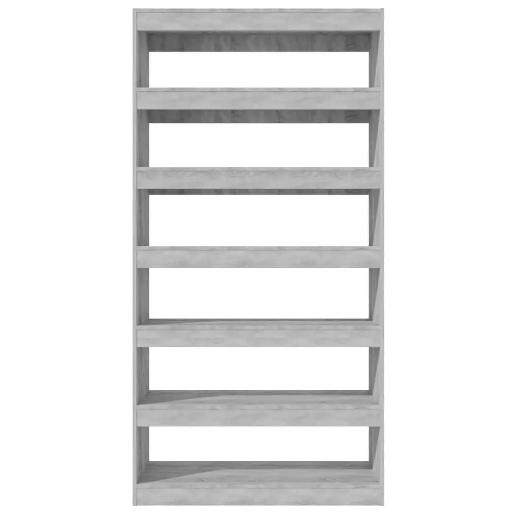 Grey Sonoma Wooden Book Cabinet and Room Divider