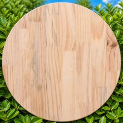 30cm Round Solid Wood Table Top for Dining & Coffee