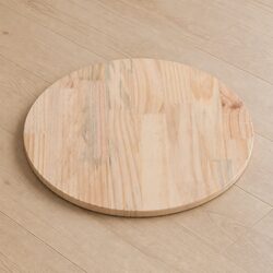 Warm Brown Solid Pinewood Round Table Top Ø40cm