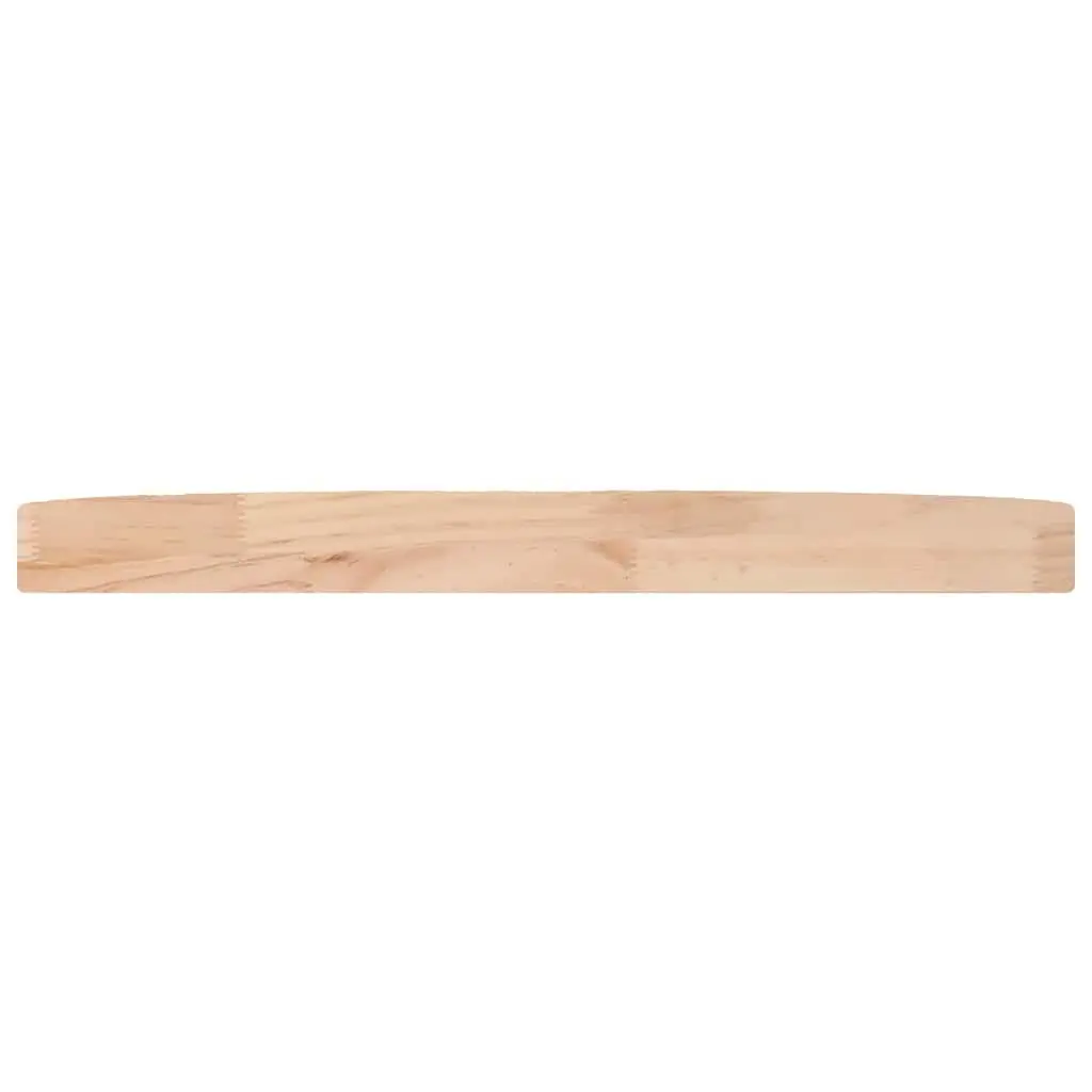 Round Solid Pinewood Table Top 40cm Brown