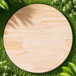 50cm Round Solid Wood Table Top for Dining or Coffee