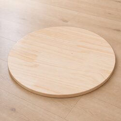50cm Round Solid Wood Table Top for Dining or Coffee