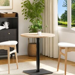 Natural Brown Round Solid Pine Wood Table Top 60cm