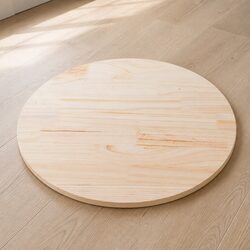 Inviting Round Solid Wood Table Top Ø80cm x 2.5cm