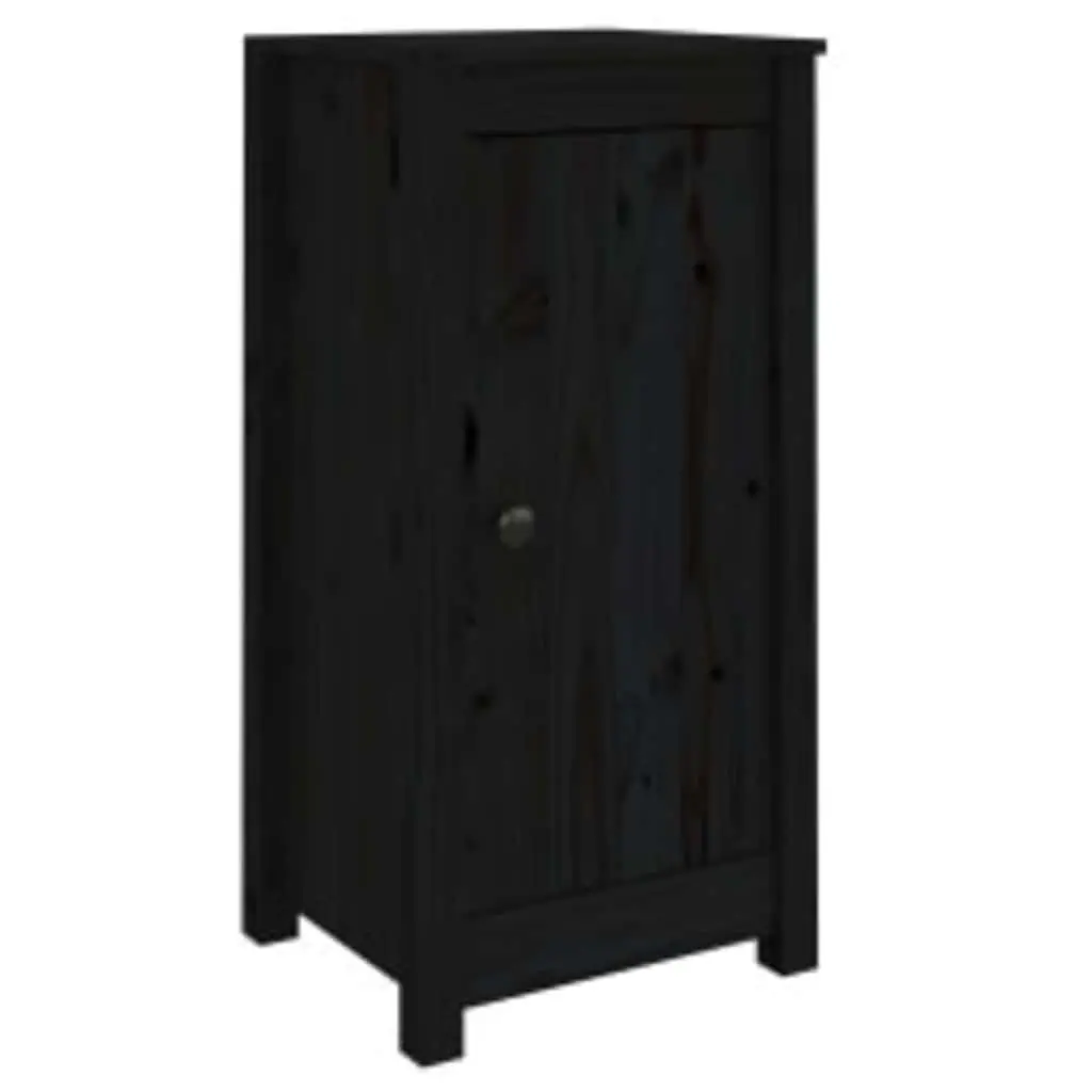 Black Solid Wood Sideboards for Living Room