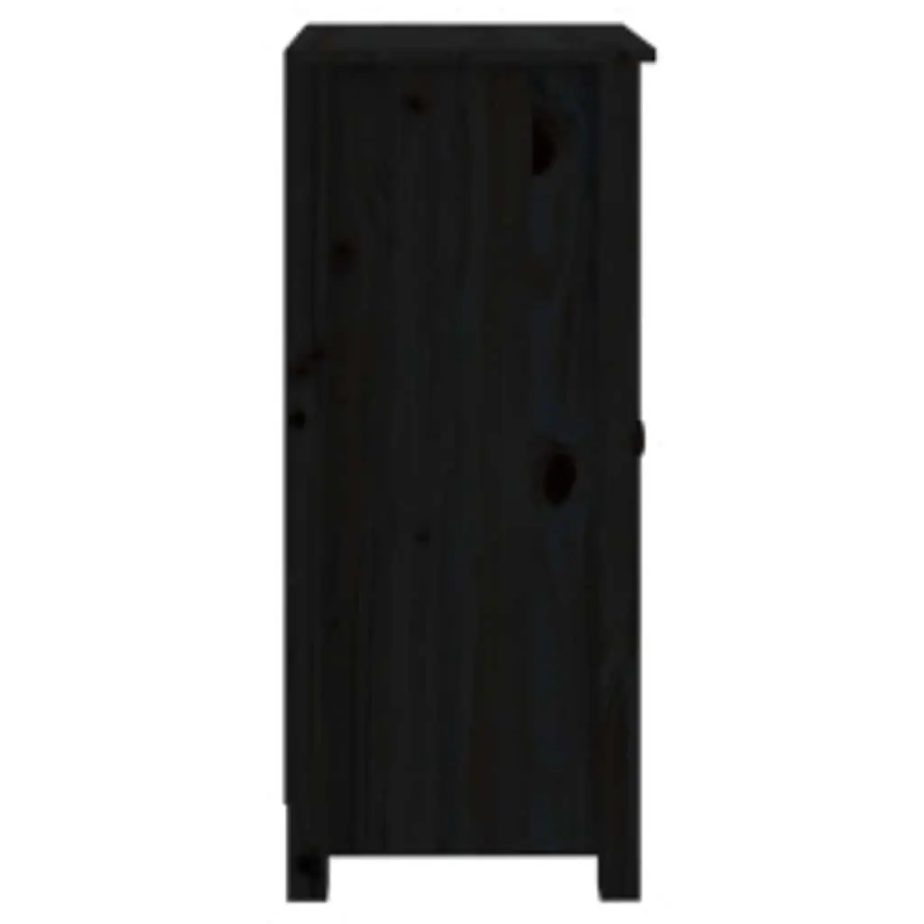 Black Solid Wood Sideboards for Living Room