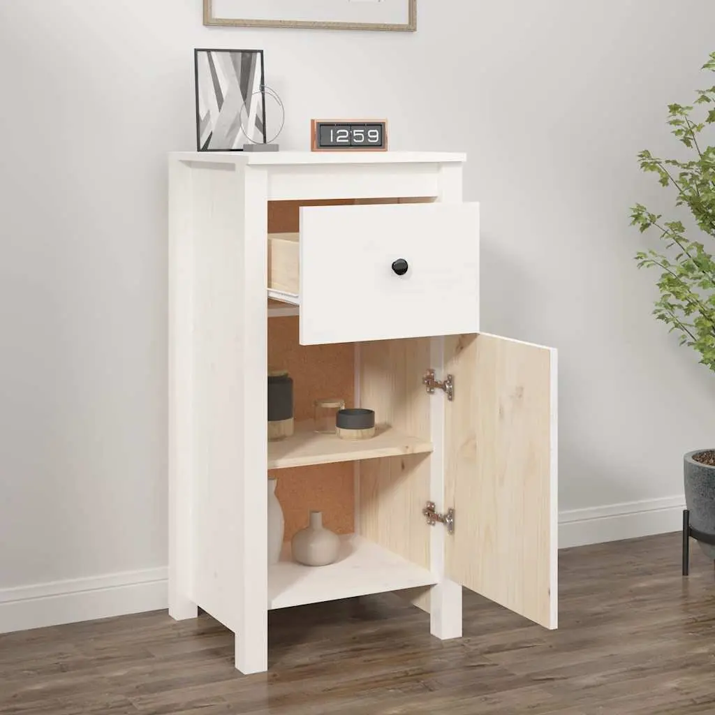 White Pine Sideboard Storage Cabinet 40x35x80cm