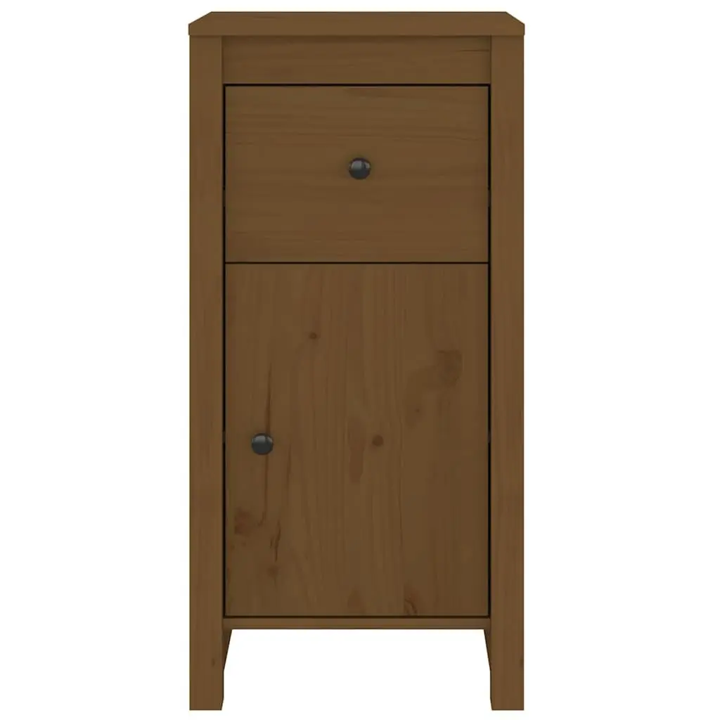 2-Piece Solid Wood Pine Sideboards in Brown