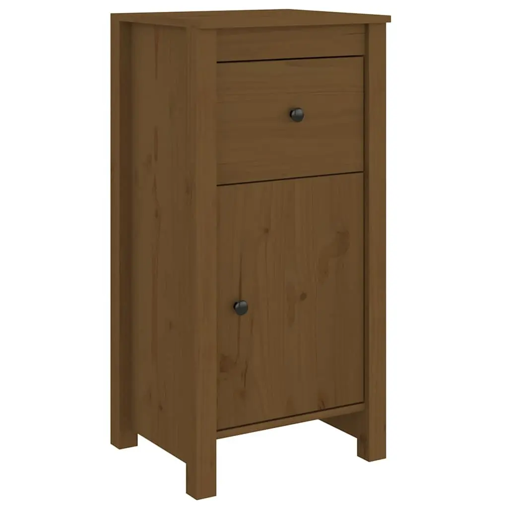 2-Piece Solid Wood Pine Sideboards in Brown
