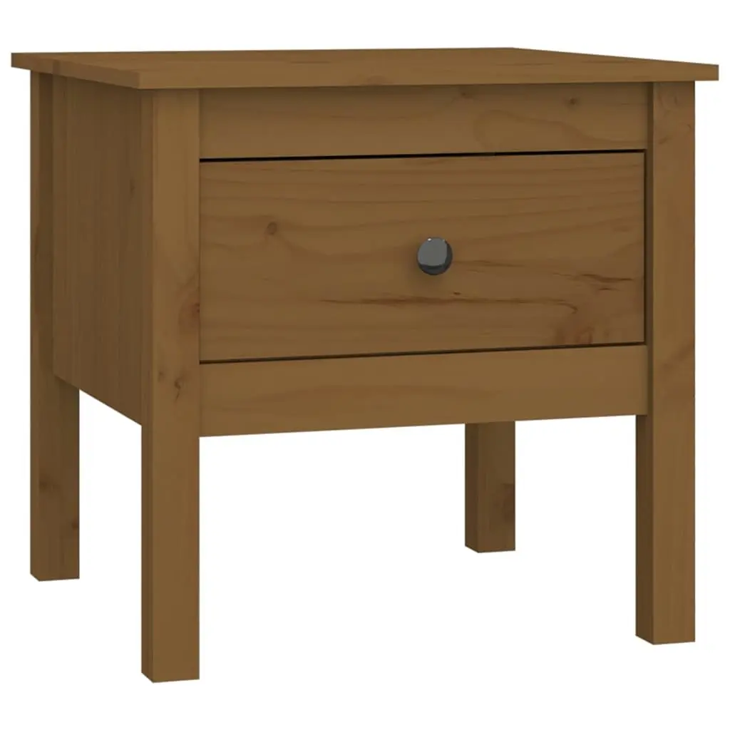 End Tables Solid Wood Pine 2 Piece Side Table Living Room Bedroom Nightstand