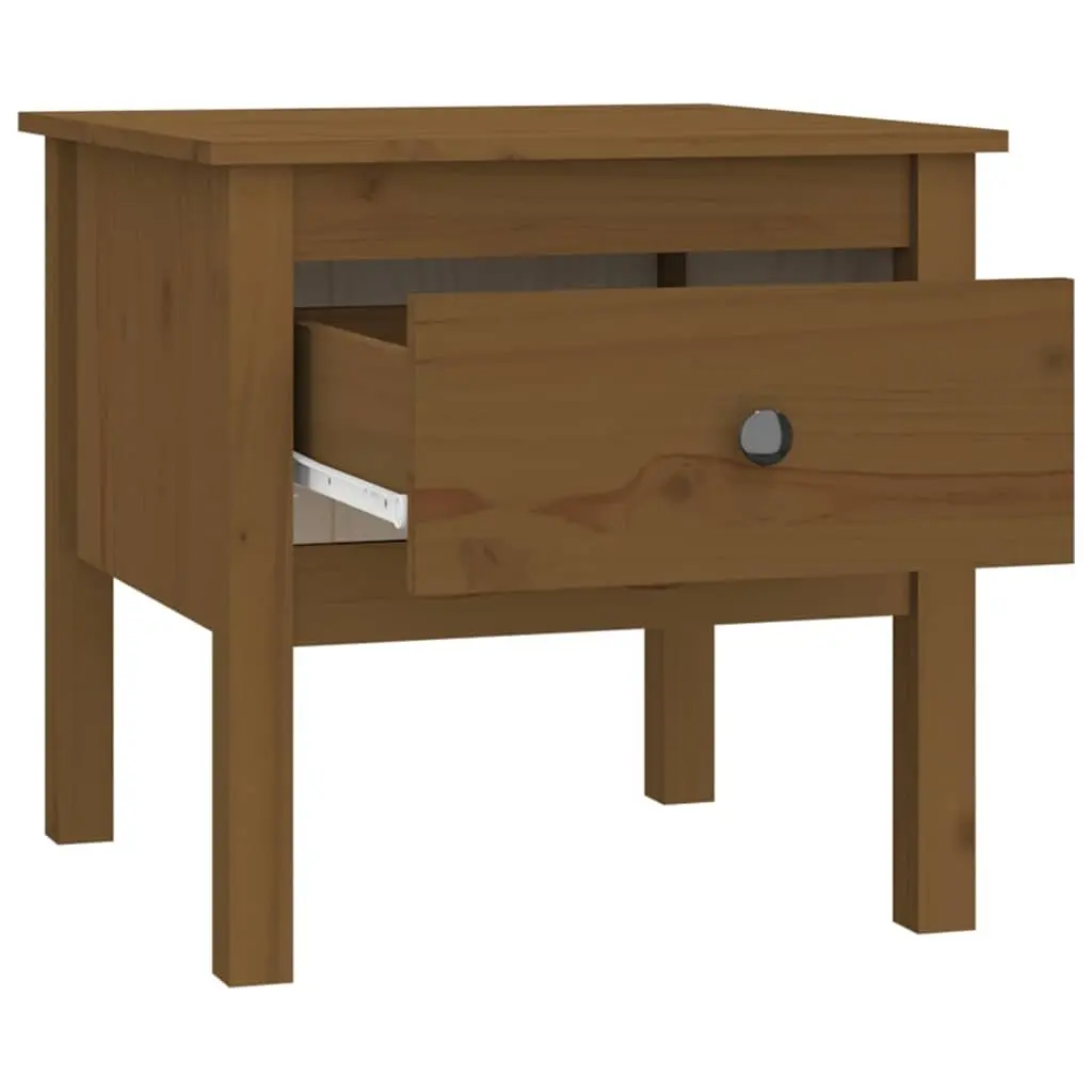 End Tables Solid Wood Pine 2 Piece Side Table Living Room Bedroom Nightstand