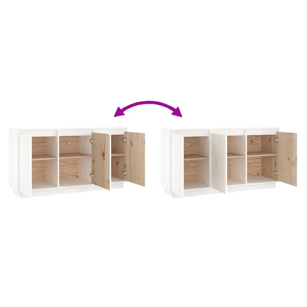 Sideboard White Modern Storage Cabinet Living Room Cupboard Furniture