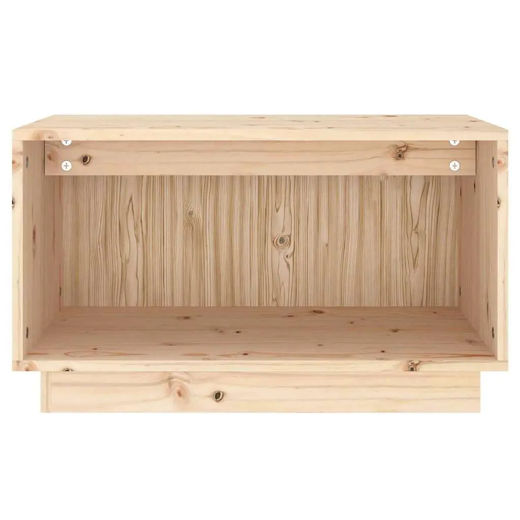 TV Cabinet Brown 60x35x35 cm Solid Pine Wood Storage Unit