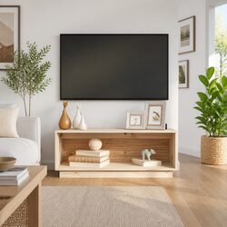 Solid Pine Wood TV Cabinet 90x35x35 cm for Cozy Living
