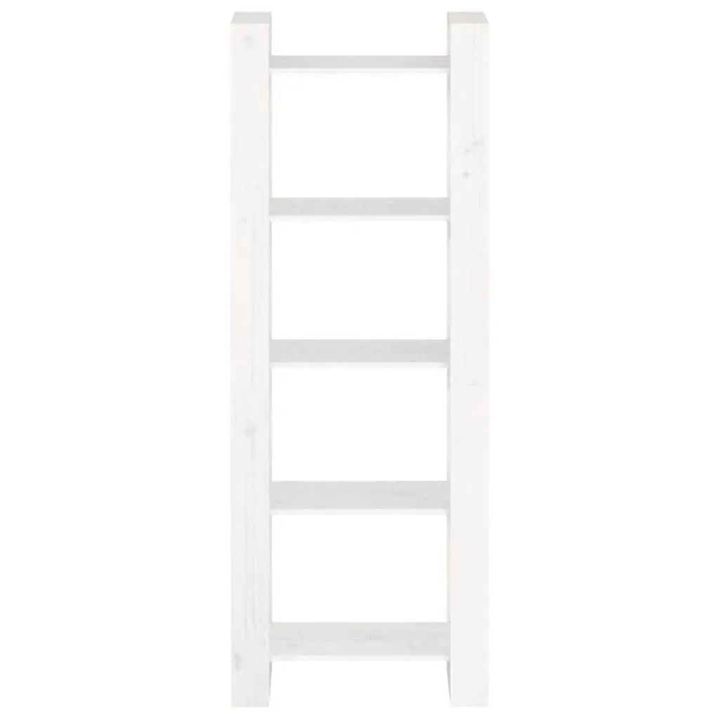 Book Cabinet Room Divider White 60x35x160 cm Solid Pine Wood