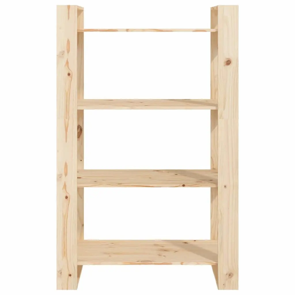 Solid Pine Wood Book Cabinet and Room Divider 80x35x125cm