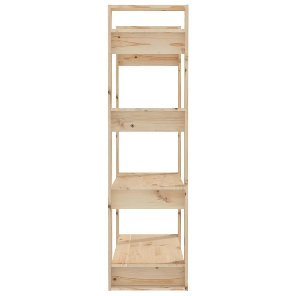 Solid Pine Wood Book Cabinet and Room Divider 80x35x125cm