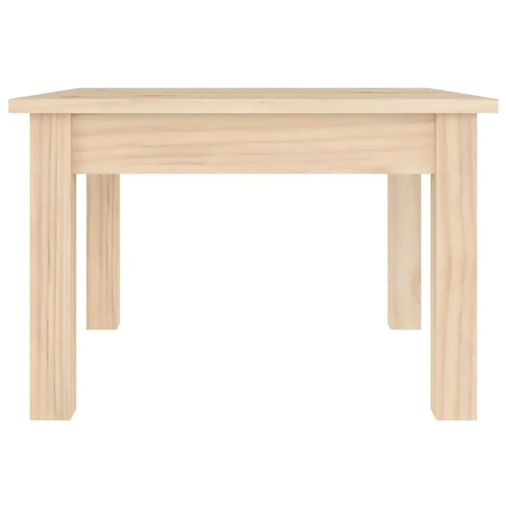 Solid Wood Coffee Table Minimalist 45x45x30 cm Pine Wood Brown
