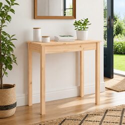 Elegant Wooden Console Table 80x40x75cm for Hall