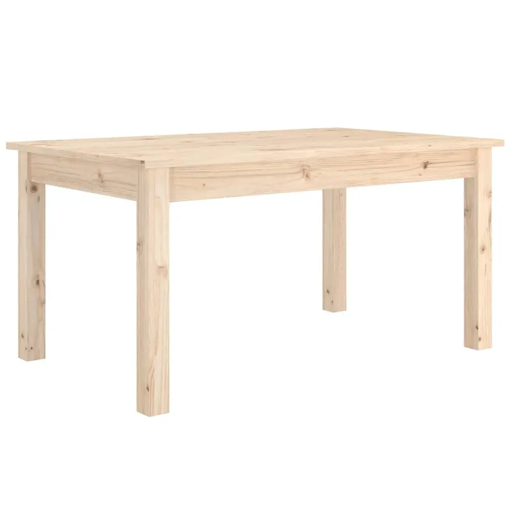 Coffee Table Brown 80x50x40 cm Solid Pine Wood Living Room Accent Furniture