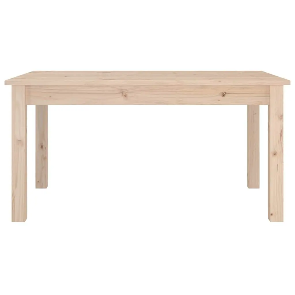 Coffee Table Brown 80x50x40 cm Solid Pine Wood Living Room Accent Furniture