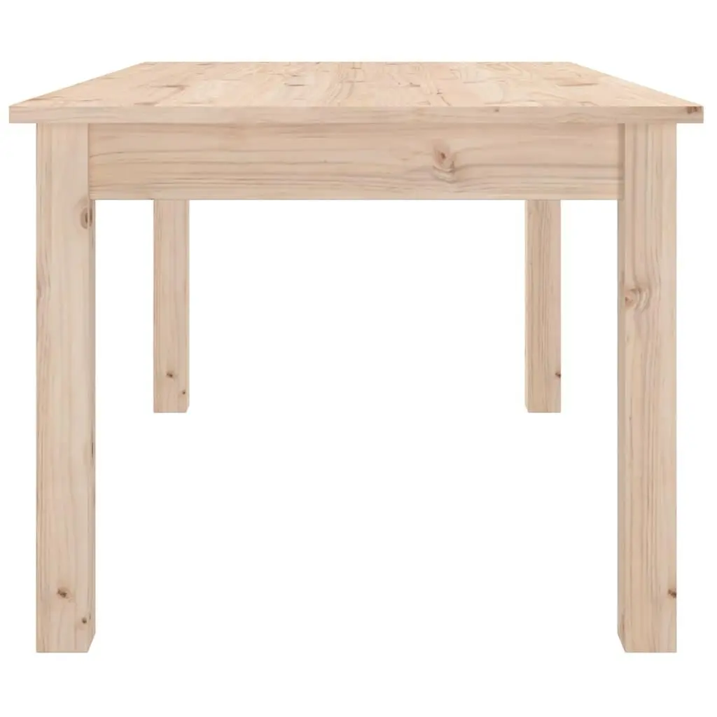 Coffee Table Brown 80x50x40 cm Solid Pine Wood Living Room Accent Furniture