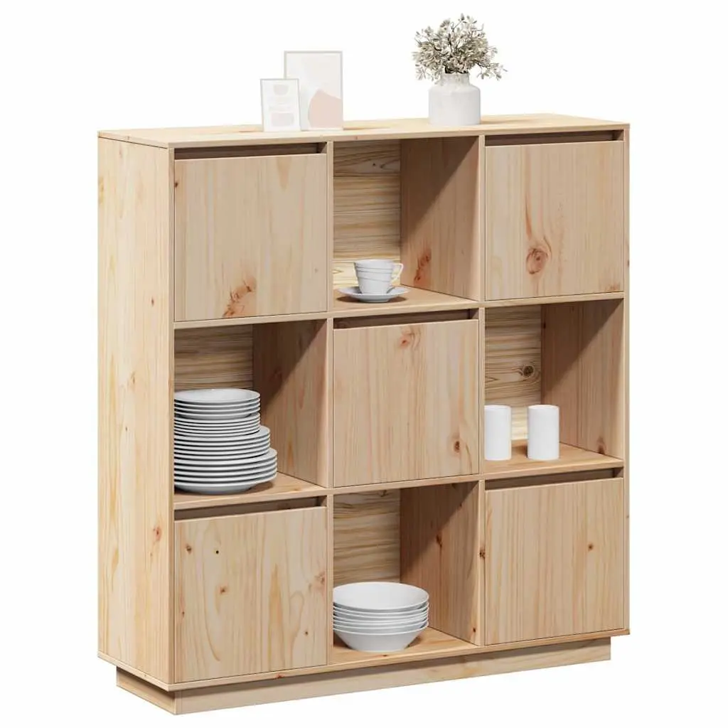 Highboard Cabinet 110.5x35x117cm 5 Door Storage Buffet Sideboard Furniture