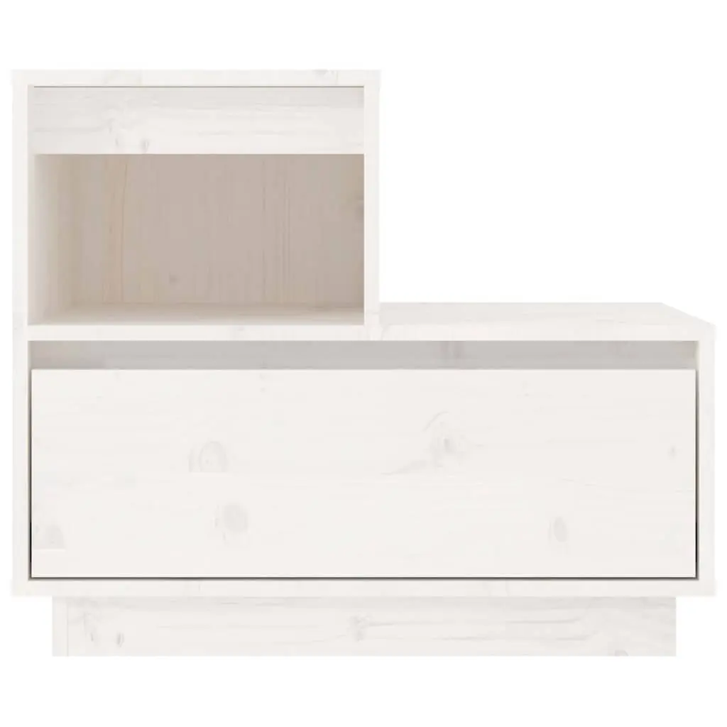 White Bedside Cabinets 2 pcs 60x34x51 cm