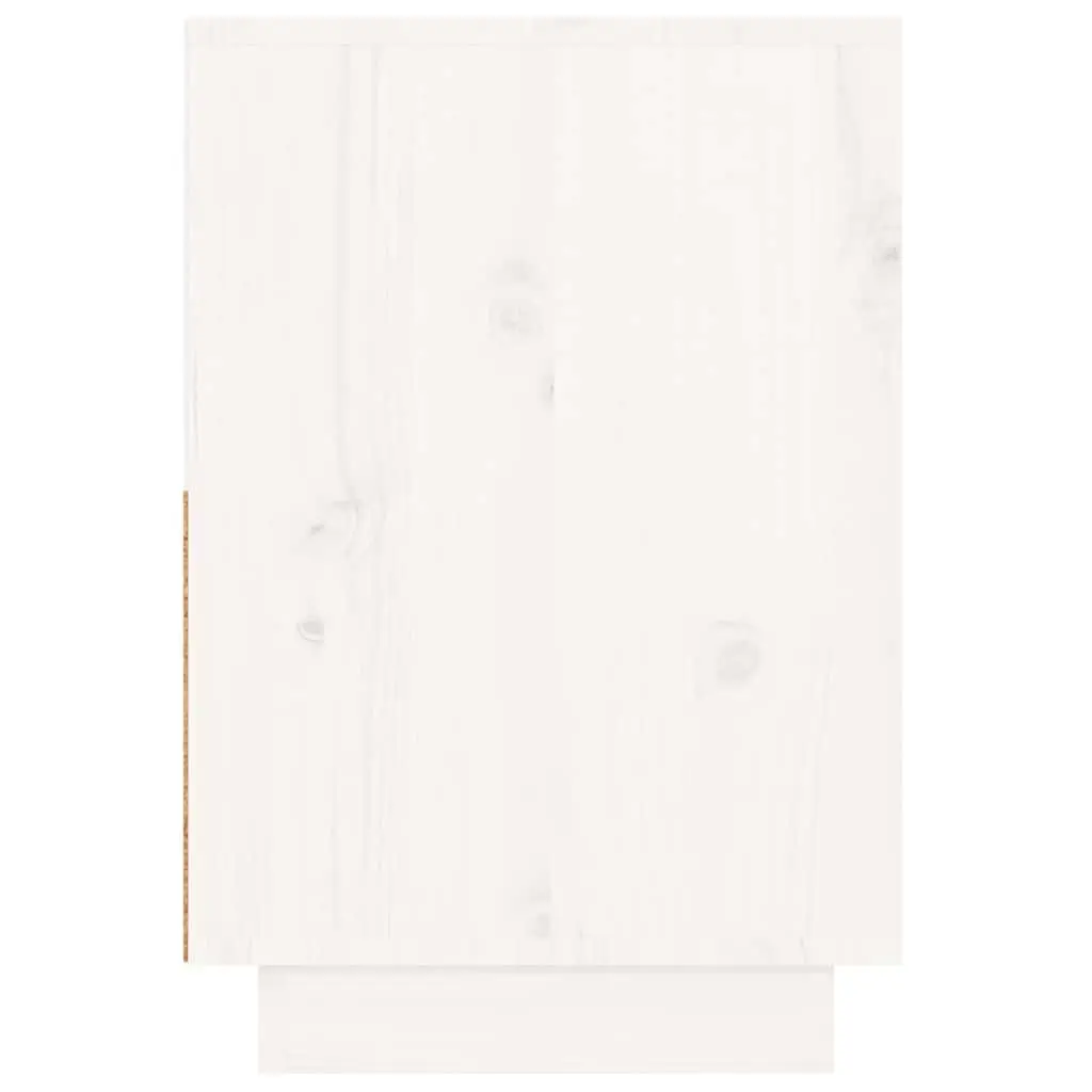 White Bedside Cabinets 2 pcs 60x34x51 cm