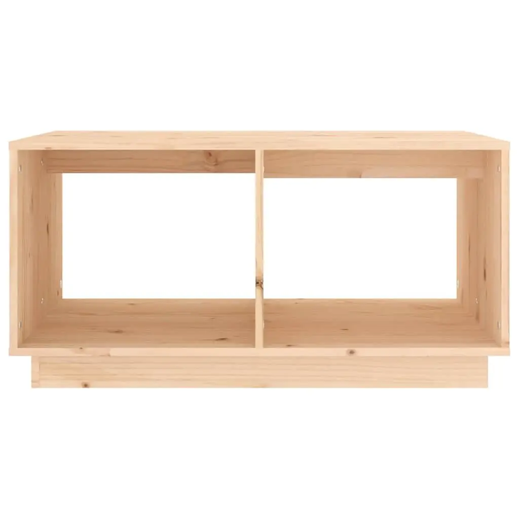 Coffee Table Rustic Brown 80x50x40 cm Solid Pine Wood