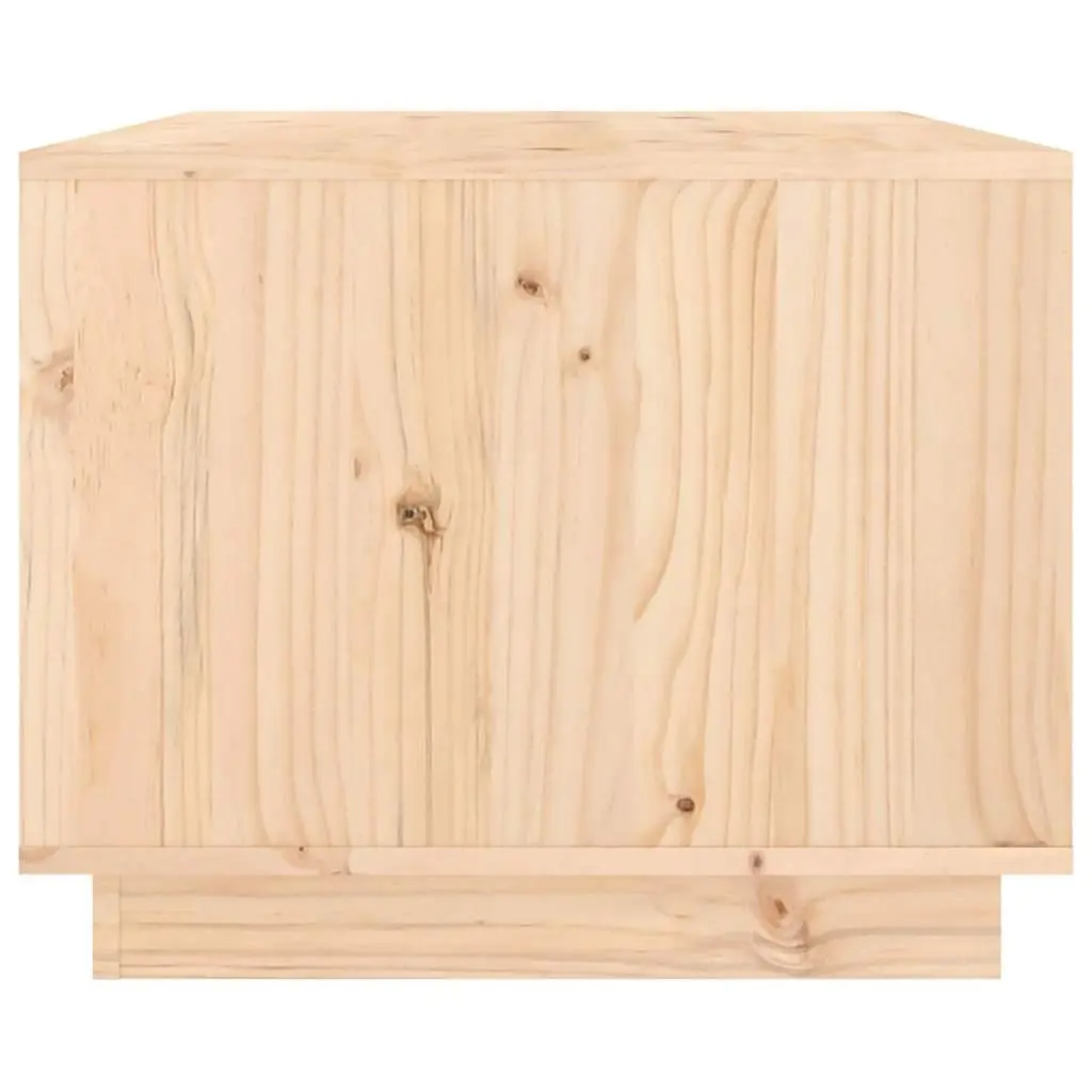 Coffee Table Rustic Brown 80x50x40 cm Solid Pine Wood