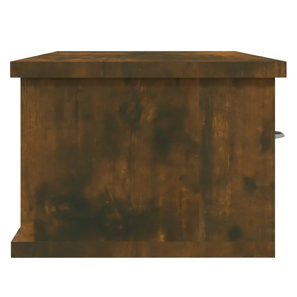 Floating Wall Cabinet with 3 Drawers for Home Storage
