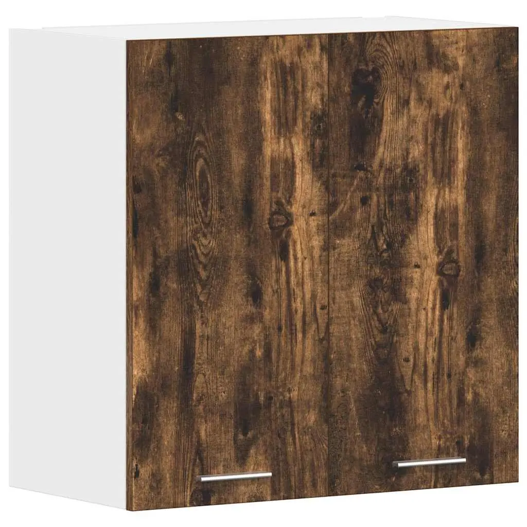 Hanging Cabinet Kitchen Storage Brown 60x31x60 cm Engineered Wood Wall Mount