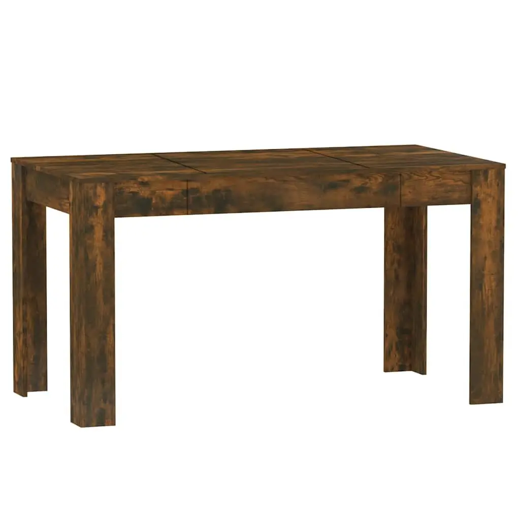 Smoked Oak Dining Table 140cm Modern Kitchen Furniture