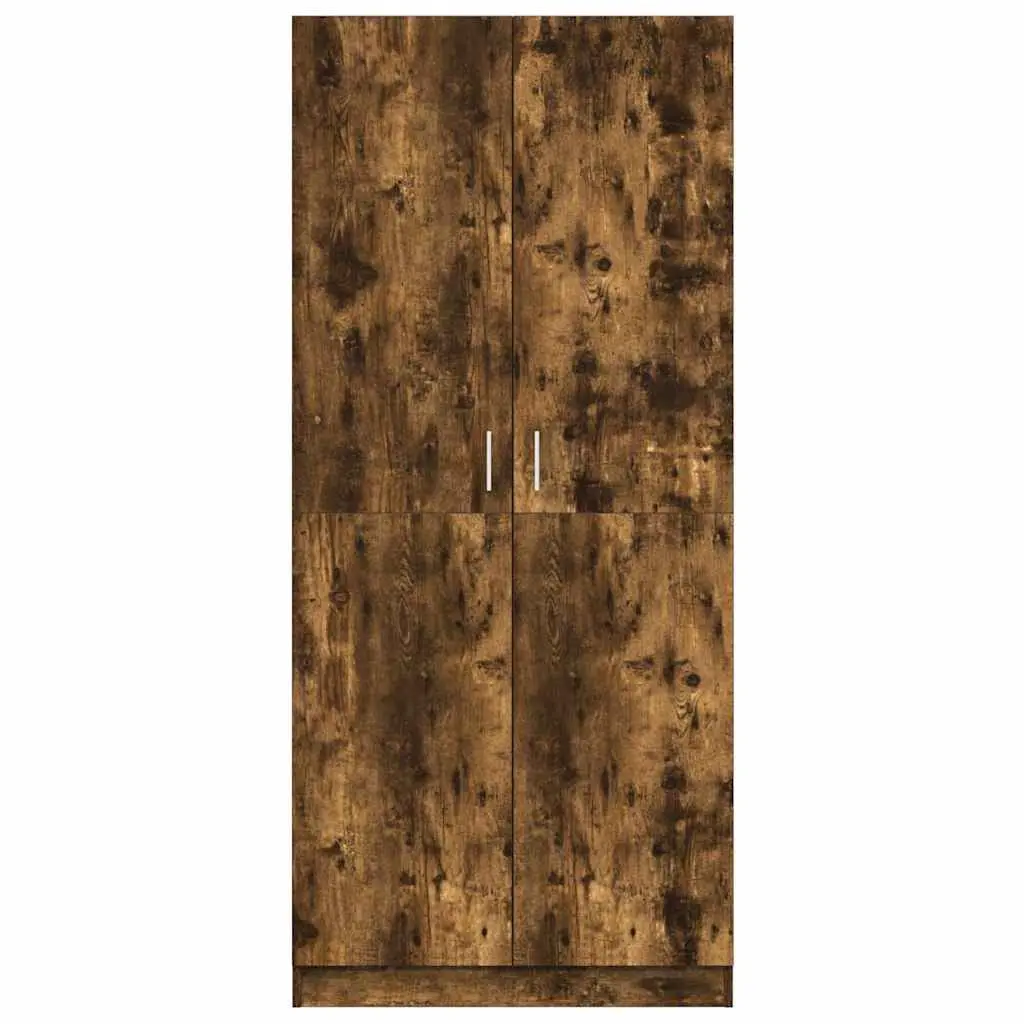 Smoked Oak Wardrobe Cupboard 80x52x180 cm
