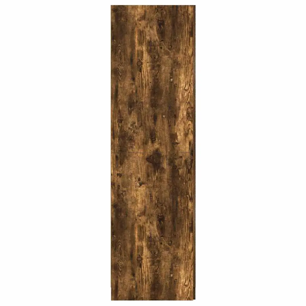 Smoked Oak Wardrobe Cupboard 80x52x180 cm