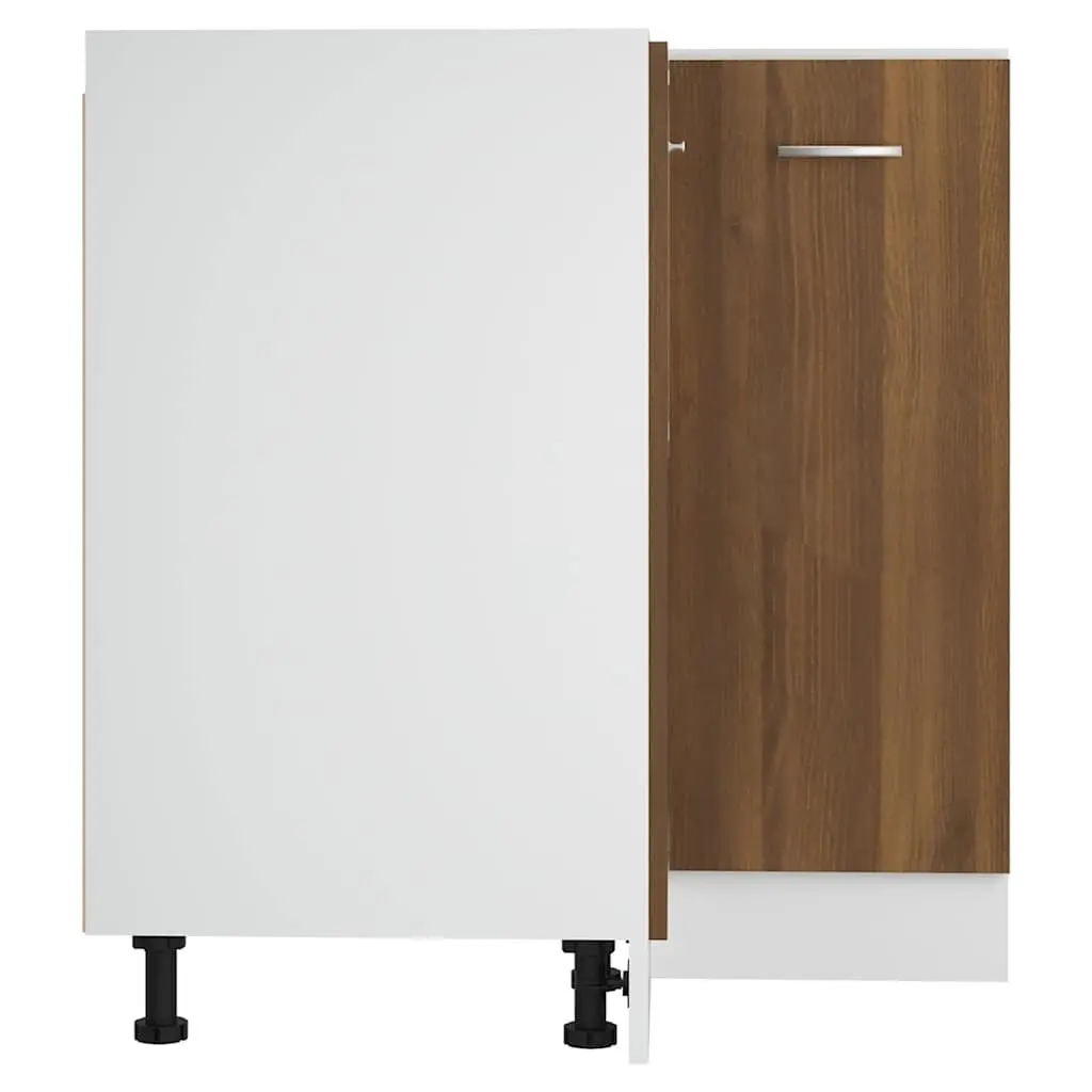 Kitchen Cabinet Brown Oak Storage Cupboard Engineered Wood 75.5x75.5x81.5 cm
