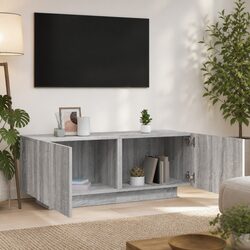 Grey Sonoma Engineered Wood TV Cabinet with Storage
