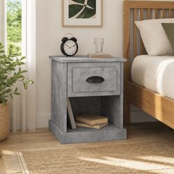 Warm Grey Bedside Cabinets 2 pcs 39x39x47.5 cm