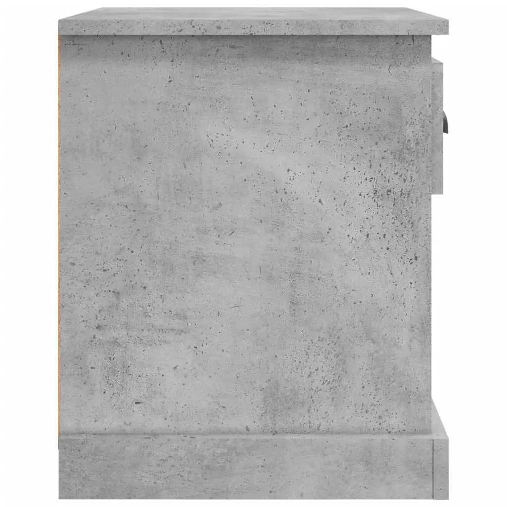 Bedside Cabinets Grey 39x39x47.5 cm Engineered Wood Nightstand Storage 2 Piece