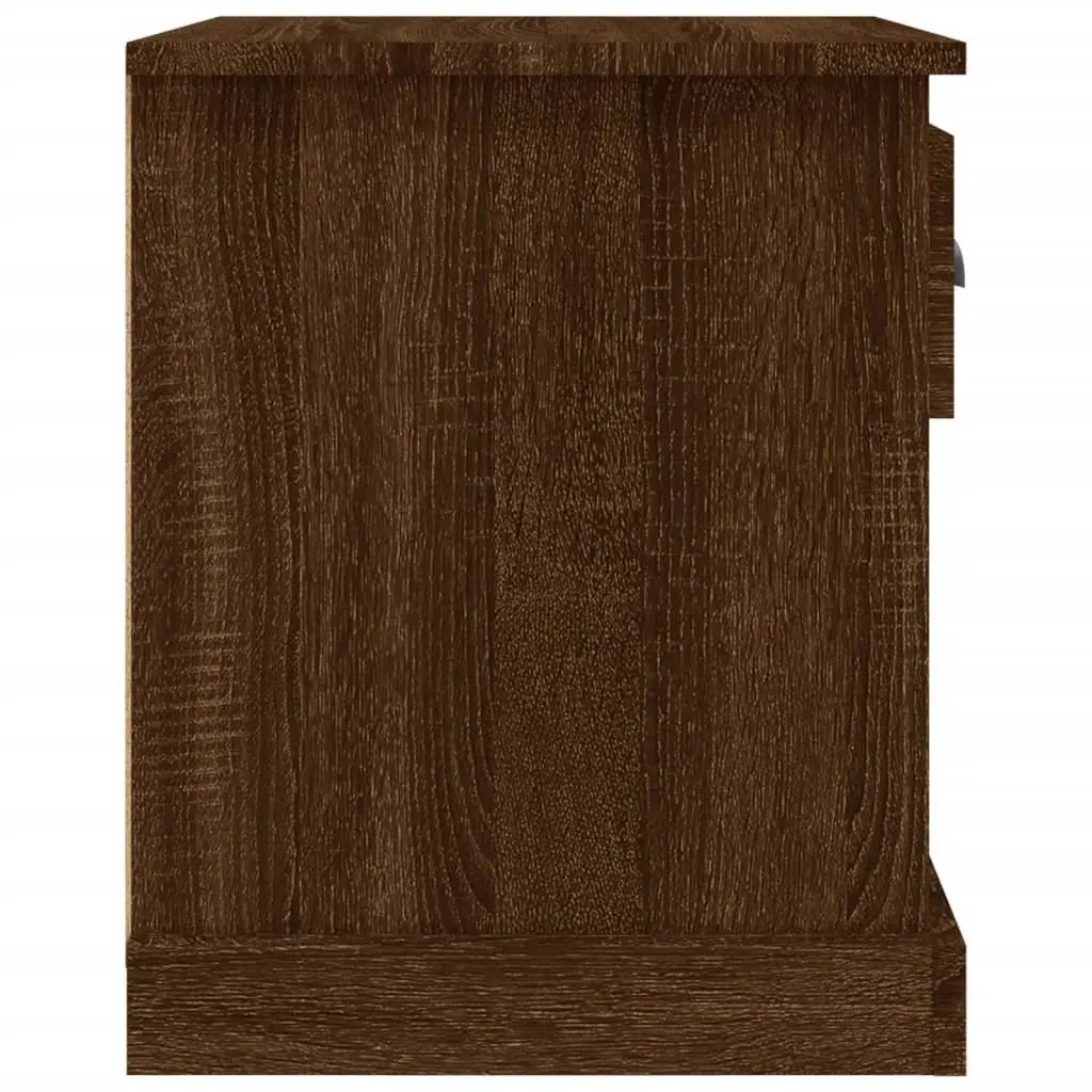 Bedside Cabinets 2 pcs Brown Oak 39x39x47.5 cm Engineered Wood Nightstand