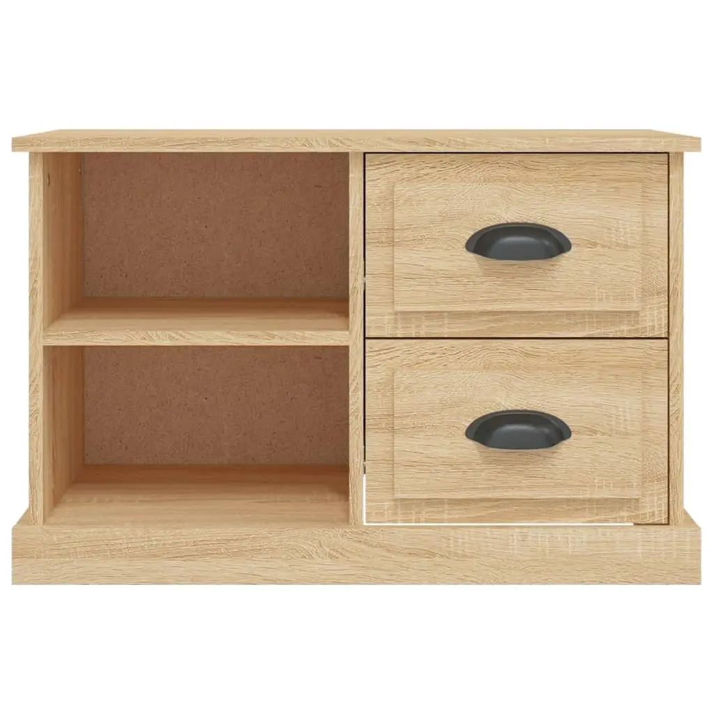 TV Cabinet Sonoma Oak Brown 73x35.5x47.5 cm Engineered Wood Storage Unit
