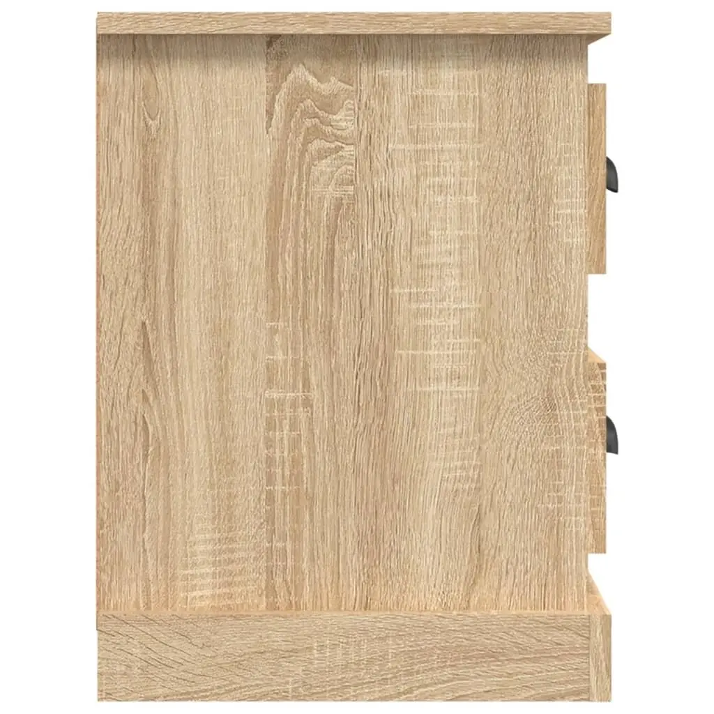 Brown Engineered Wood TV Cabinet with Open Storage