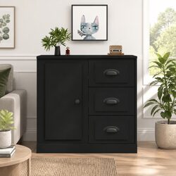 Elegant Black Sideboard Storage Cabinet for Your Home
