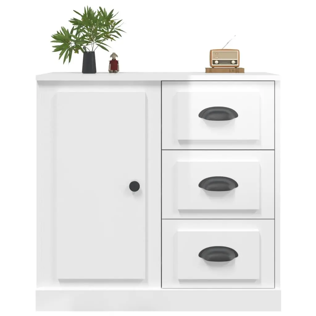 White High Gloss Sideboard for Living Spaces