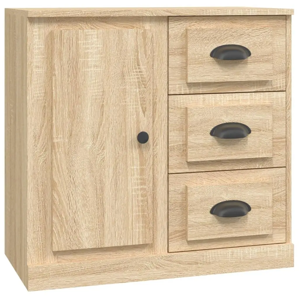 Sideboard Brown 70x35.5x67.5 cm Engineered Wood Storage Cabinet